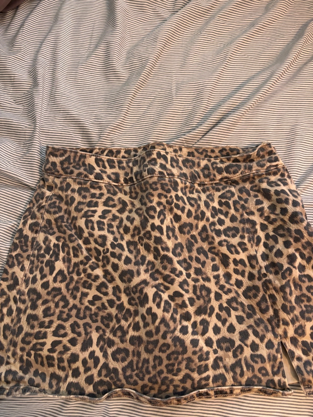 American Eagle Outfitters Leopard Print Mini Skirt - Brown/Tan